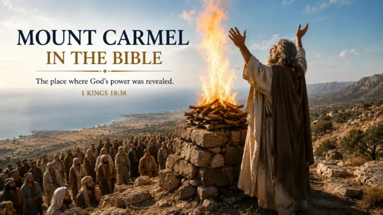 Mount Carmel in the Bible