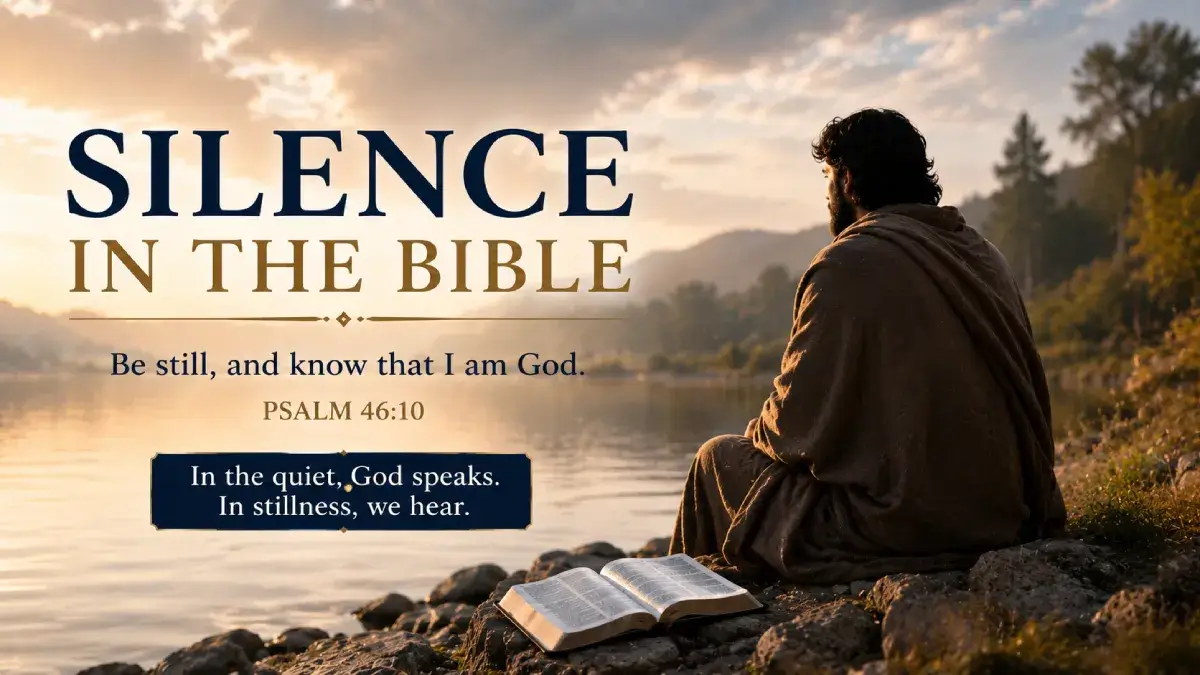 Silence in the Bible: Meaning, Bible Verses, and Spiritual Lessons 1 Silence in the Bible