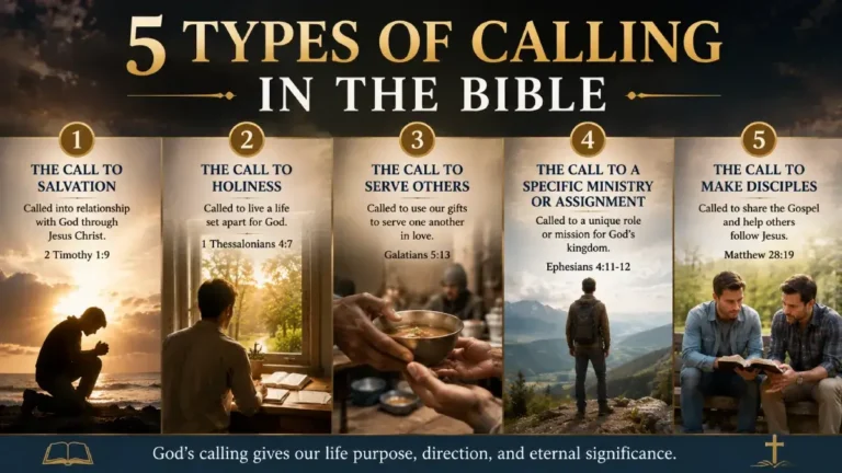 5 Types of Calling in the Bible: Understanding God's Purpose for Your Life 3 5 Types of Calling in the Bible