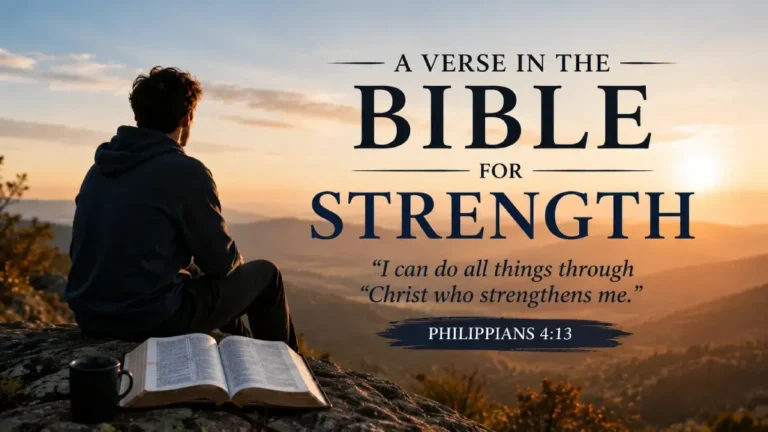 A Verse in the Bible for Strength: 25 Powerful Scriptures to Encourage Your Heart 2 A Verse in the Bible for Strength