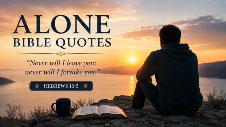 Alone Bible Quotes: 25 Encouraging Scriptures for When You Feel Alone 1 Alone Bible Quotes