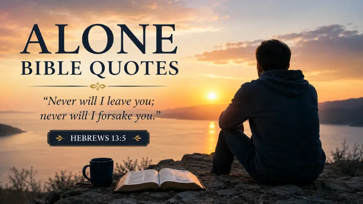 Alone Bible Quotes: 25 Encouraging Scriptures for When You Feel Alone 1 Alone Bible Quotes