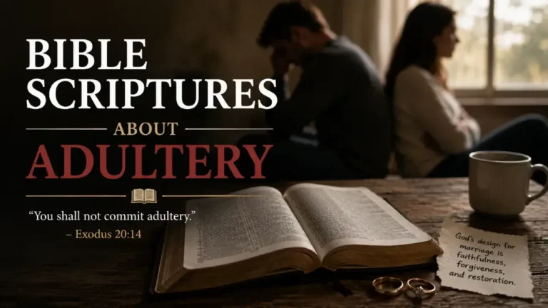 Bible Scriptures About Adultery: 25 Key Verses on Faithfulness, Forgiveness, and God's Design for Marriage 1 Bible Scriptures About Adultery