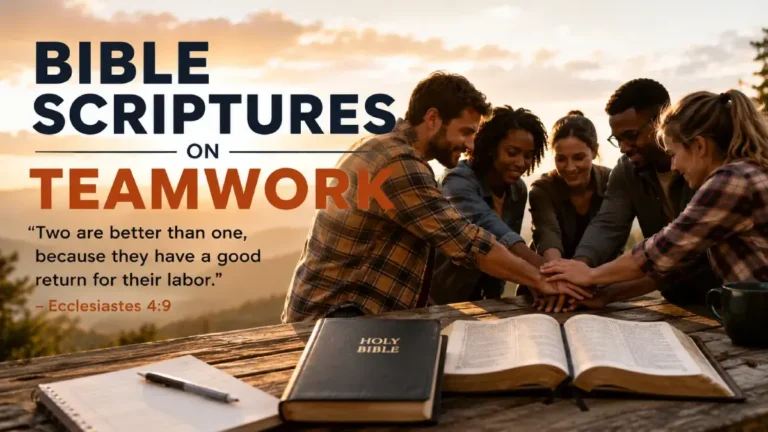 Bible Scriptures on Teamwork: 25 Inspiring Verses About Unity and Working Together 1 Bible Scriptures on Teamwork