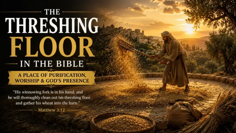 Threshing Floor in the Bible: Meaning, Symbolism, and Spiritual Lessons 1 Threshing Floor in the Bible