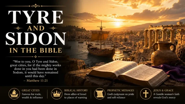 Tyre and Sidon in the Bible