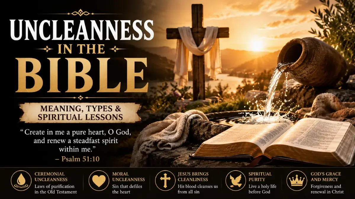 Uncleanness in the Bible: Meaning, Types, and Spiritual Lessons 1 Uncleanness in the Bible