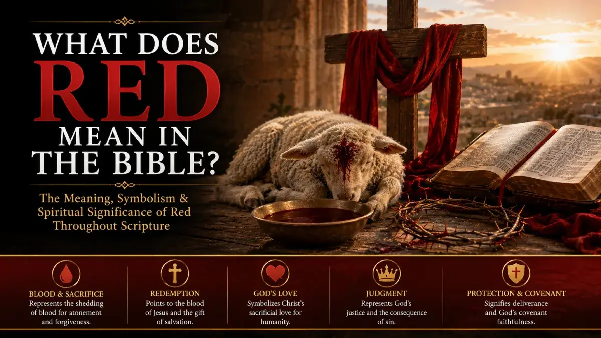 What Does Red Mean in the Bible? Biblical Symbolism and Spiritual Meaning 1 What Does Red Mean in the Bible