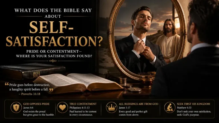 What Does the Bible Say About Self-Satisfaction