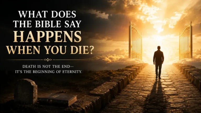What Does the Bible Say Happens When You Die