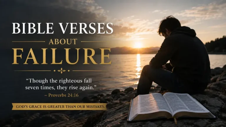 Bible Verses About Failure