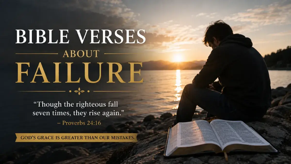Bible Verses About Failure: 25 Scriptures That Bring Hope After Setbacks 1 Bible Verses About Failure