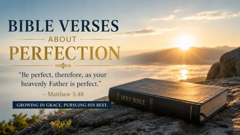 Bible Verses About Perfection: 25 Scriptures on Holiness, Growth, and God's Grace 1 Bible Verses About Perfection