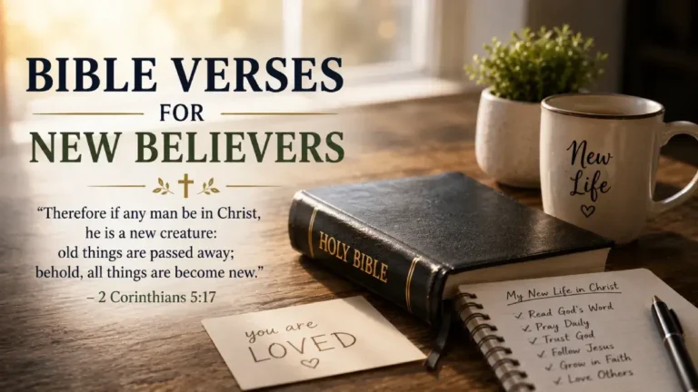Bible Verses for New Believers