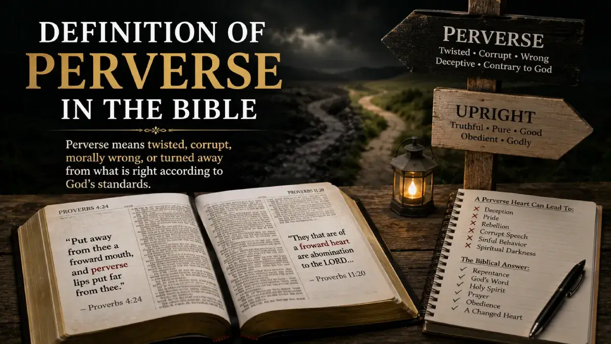 Definition of Perverse in the Bible: Meaning, Verses, and Biblical Examples 1 Definition of Perverse in the Bible