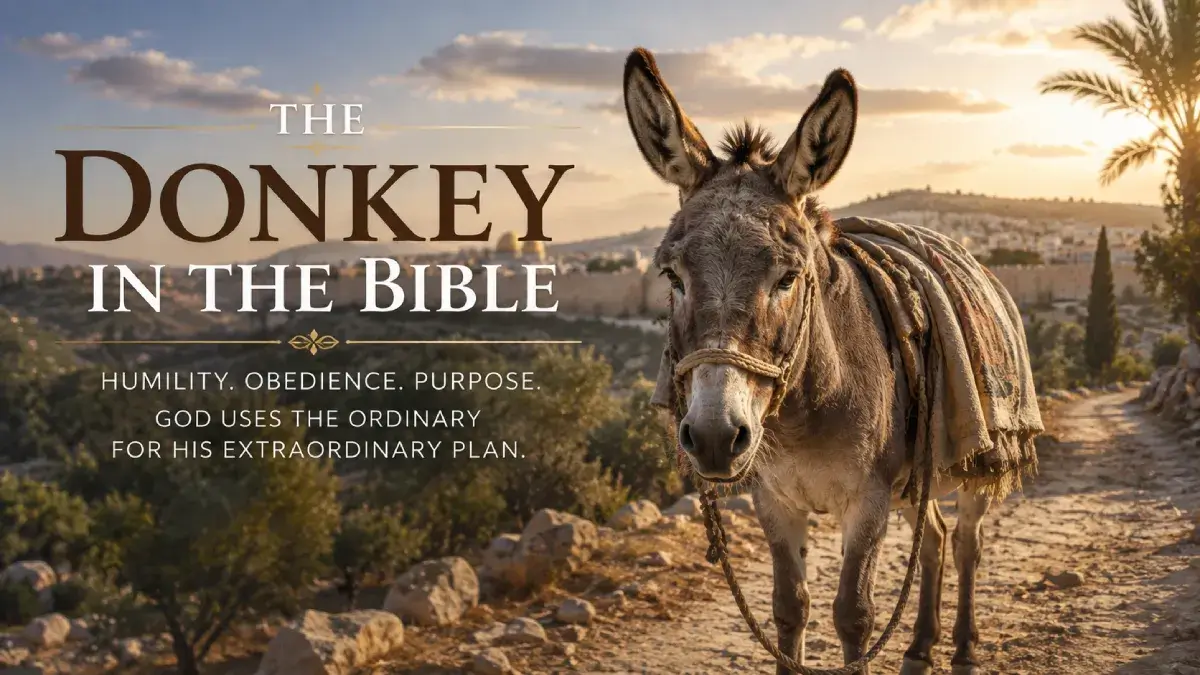 Donkey in the Bible: Meaning, Stories, and Symbolism 1 Donkey in the Bible