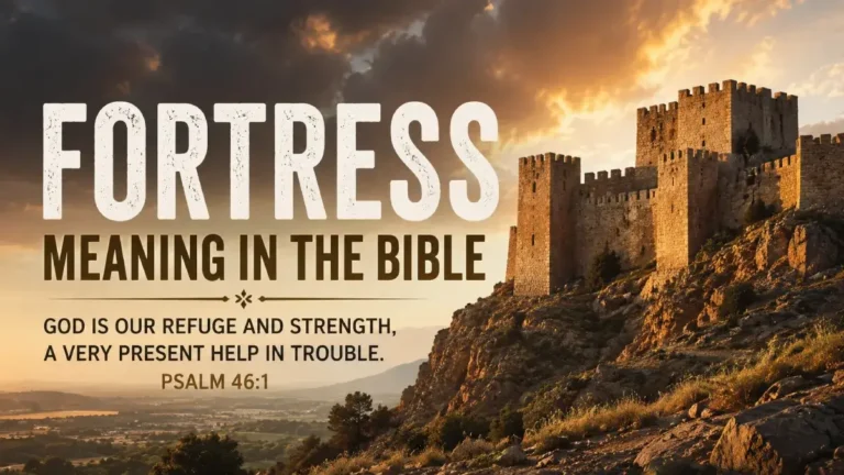 Fortress Meaning in the Bible