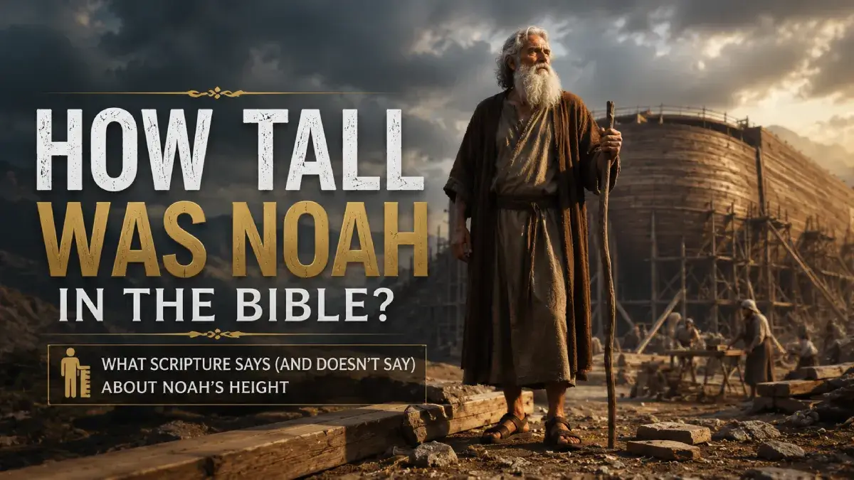 How Tall Was Noah in the Bible? What Scripture Really Says 1 How Tall Was Noah in the Bible