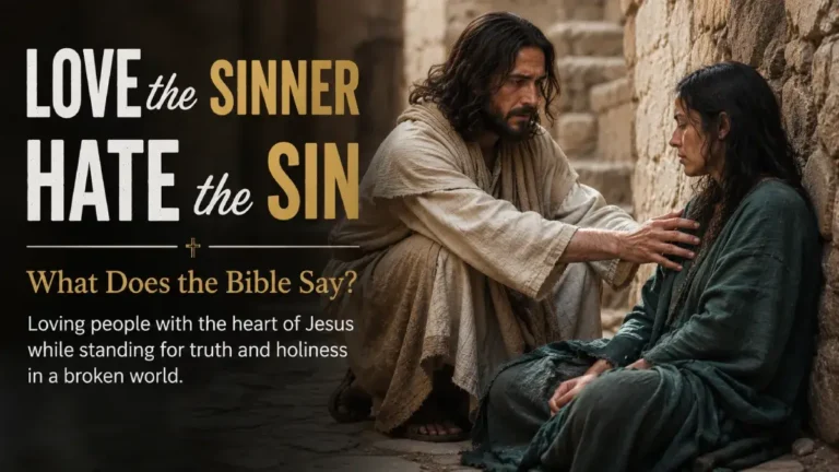 love the sinner, hate the sin