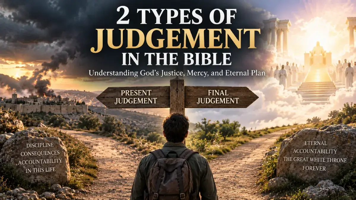 2 Types of Judgment in the Bible: What Does Scripture Teach? 1 2 Types of Judgment in the Bible