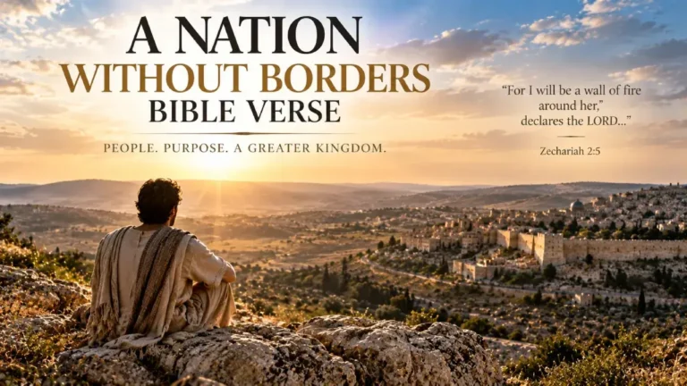 A Nation Without Borders Bible Verse