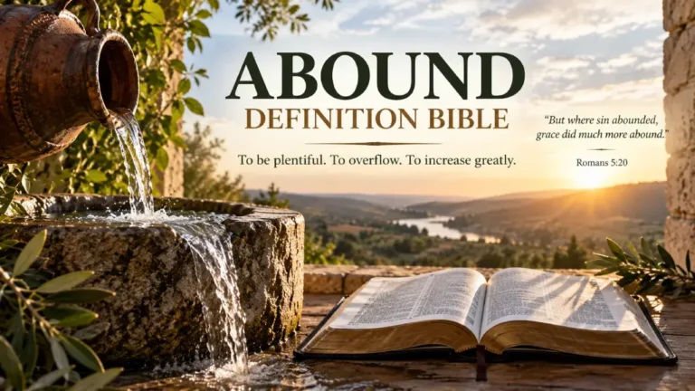 Abound Definition Bible