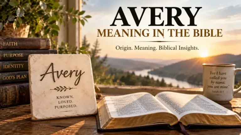 Avery Meaning in the Bible