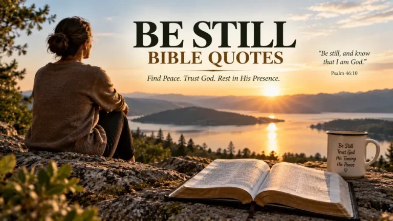 Be Still Bible Quotes: 15 Scriptures About Finding Peace in God 2 Be Still Bible Quotes