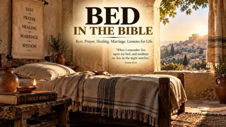 Bed in the Bible: Meaning, Symbolism, and Important Bible Verses 1 Bed in the Bible