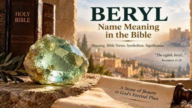 Beryl Name Meaning in the Bible: Biblical Meaning, Symbolism, and Significance 1 Beryl Name Meaning in the Bible