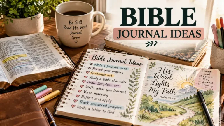Bible Journal Ideas