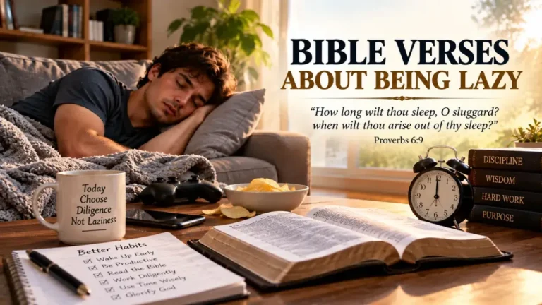 Bible Verses About Being Lazy
