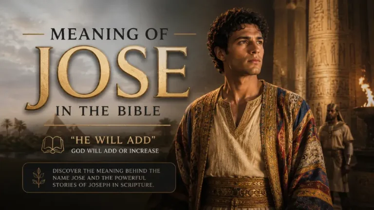 Meaning of Jose in the Bible: What Does the Name Jose Mean? 2 Meaning of Jose in the Bible