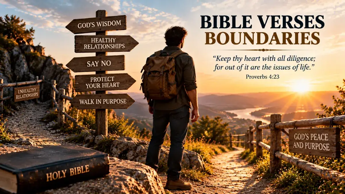 Scripture Principles Bible Verses About Boundaries: 15 Scriptures to Know