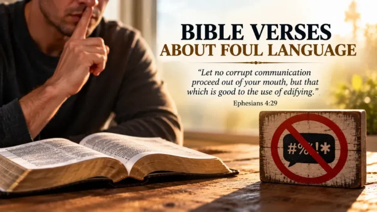 Bible Verses About Foul Language