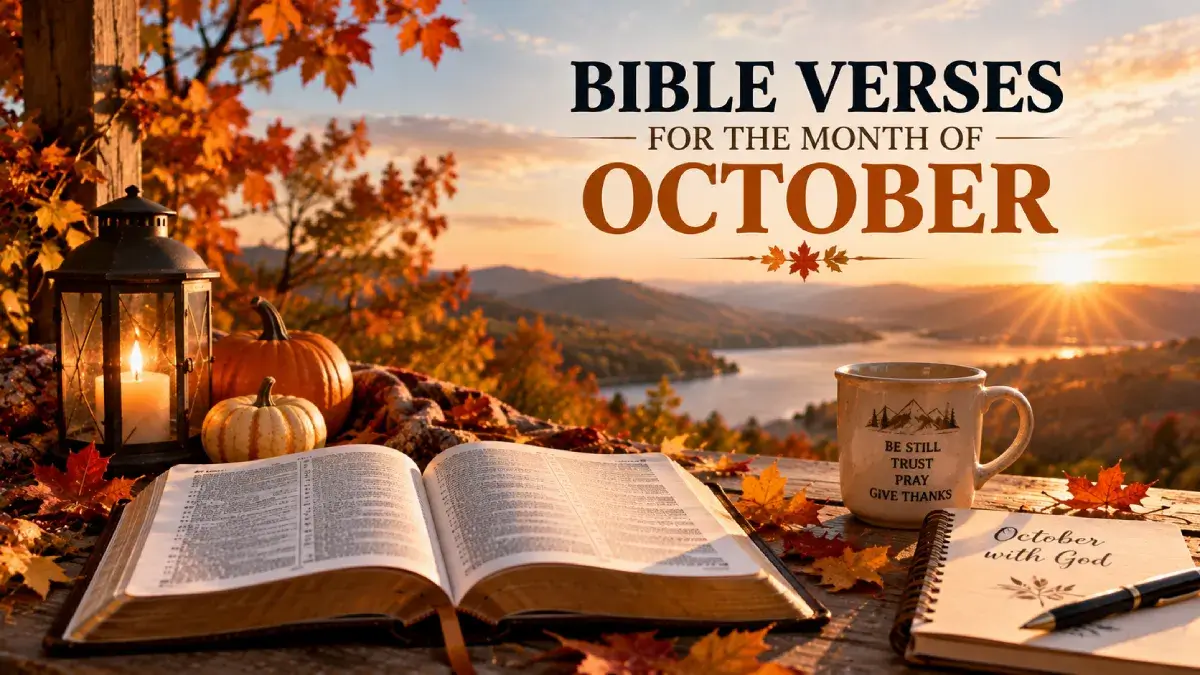 Bible Verses for the Month of October: 31 Scriptures for Faith, Hope, and New Beginnings 1 Bible Verses for the Month of October