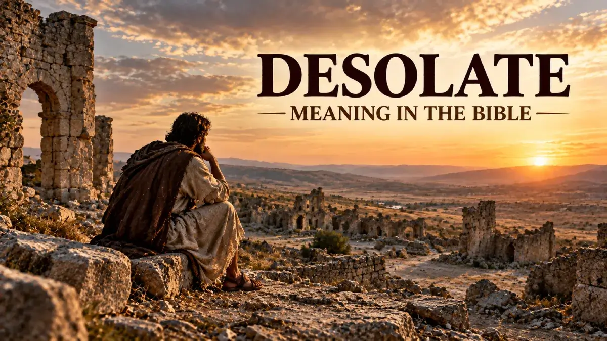 Desolate Meaning in the Bible: Definition, Scriptures, and Spiritual Lessons 1 Desolate Meaning in the Bible