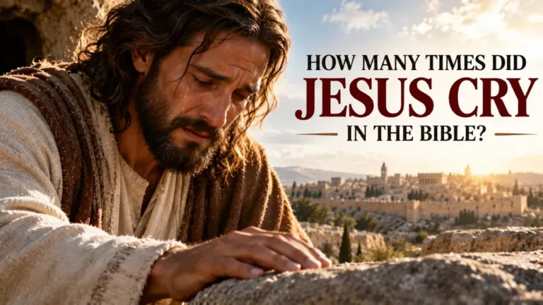 How Many Times Did Jesus Cry in the Bible? 3 Powerful Moments Explained 3 How Many Times Did Jesus Cry in the Bible