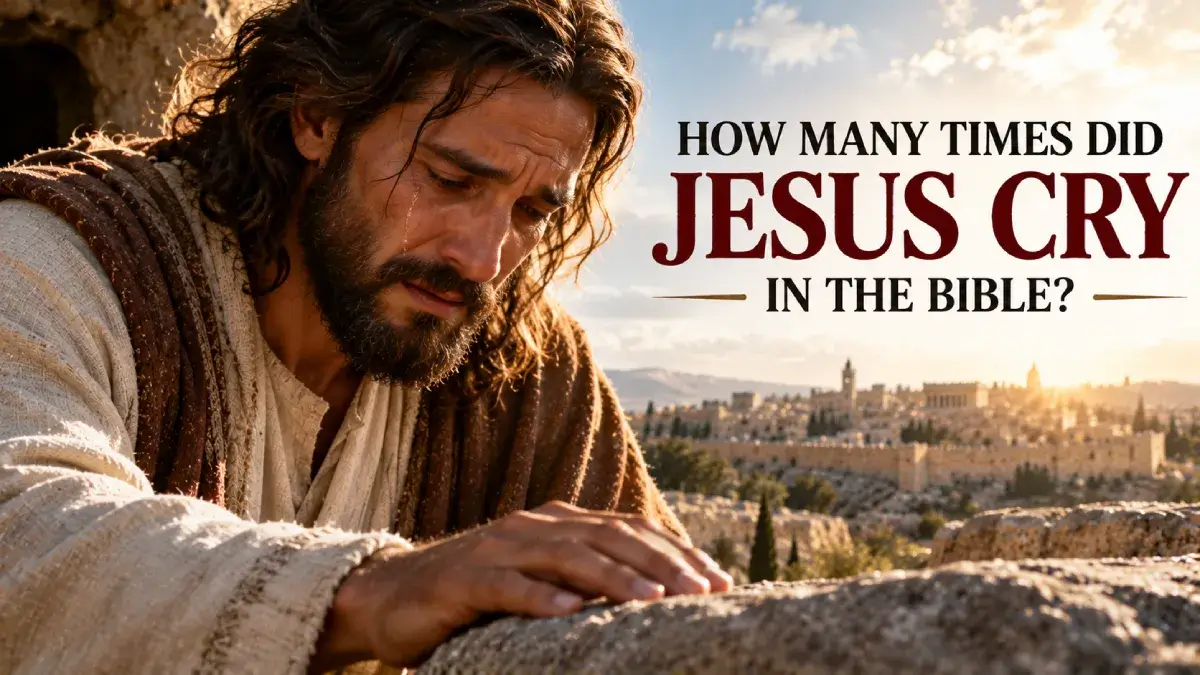 How Many Times Did Jesus Cry in the Bible? 3 Powerful Moments Explained 1 How Many Times Did Jesus Cry in the Bible