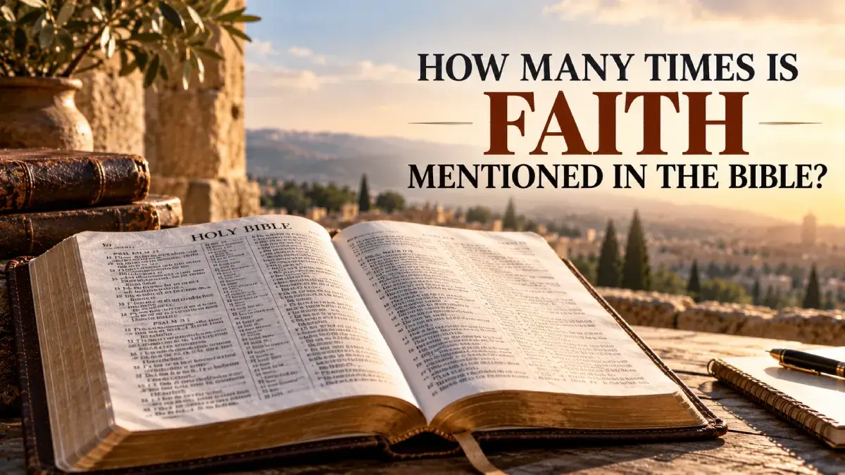 How Many Times Is Faith Mentioned in the Bible? (247 Times in the KJV) 1 How Many Times Is Faith Mentioned in the Bible