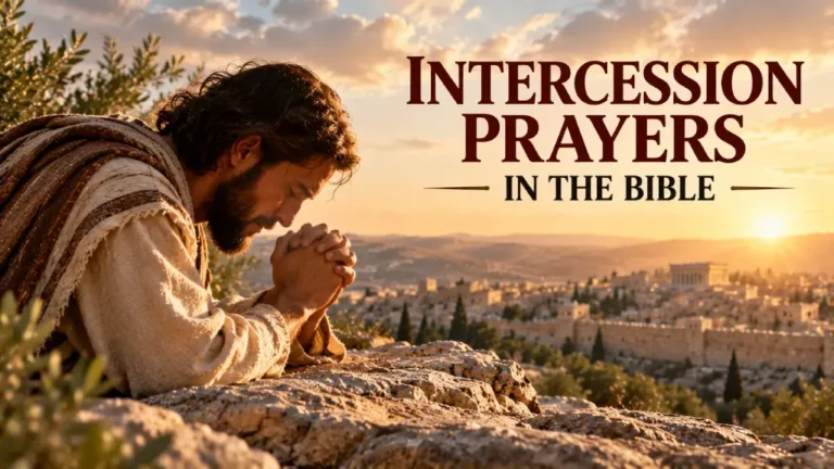 Intercession Prayers in the Bible: 15 Powerful Examples and Verses 1 Intercession Prayers Over Ancient Jerusalem