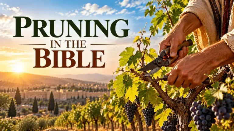 Pruning in the Bible